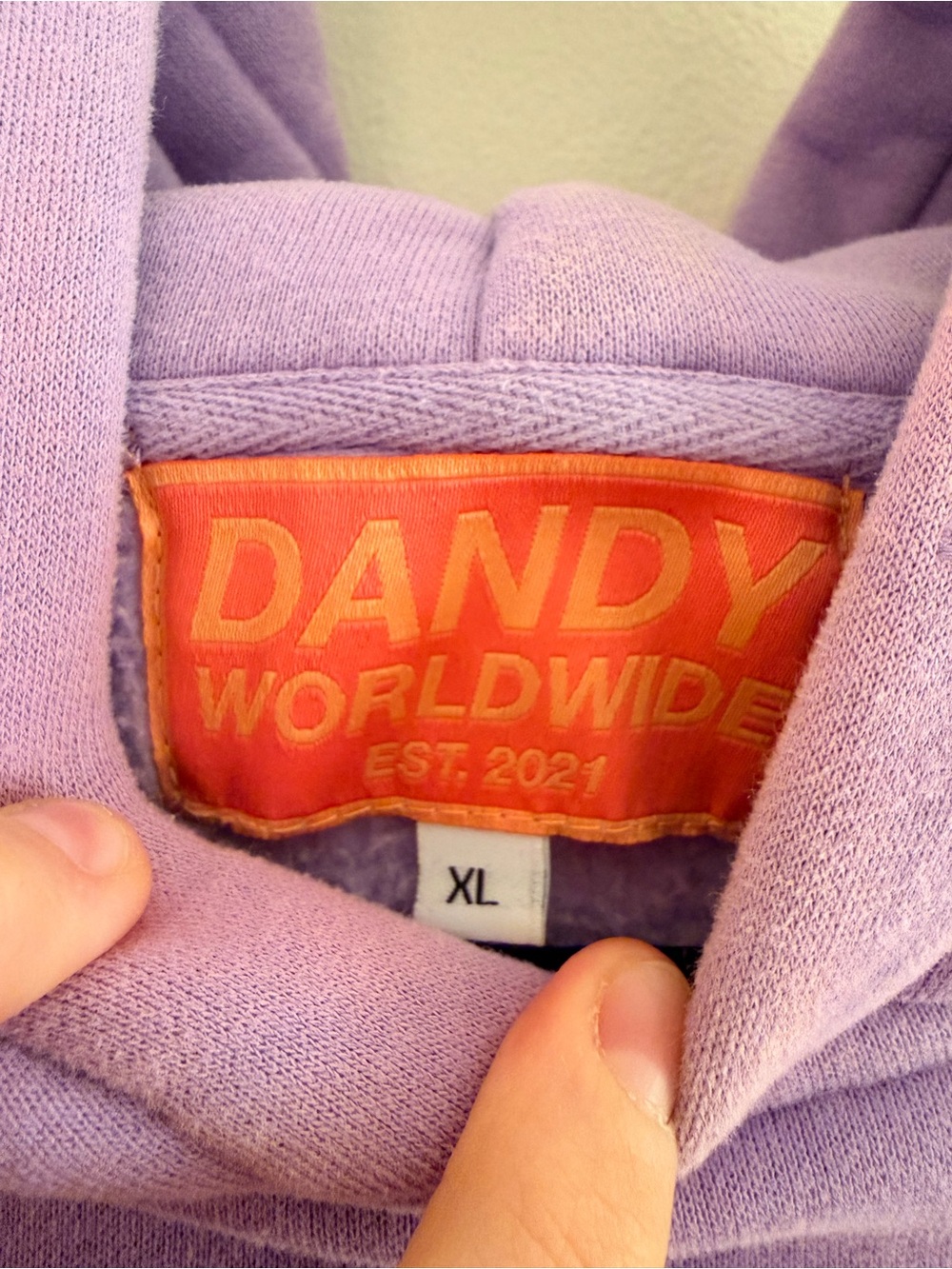 Dandy Worldwide Gift Giving Hoodie - Lavender - Picture 4 of 4
